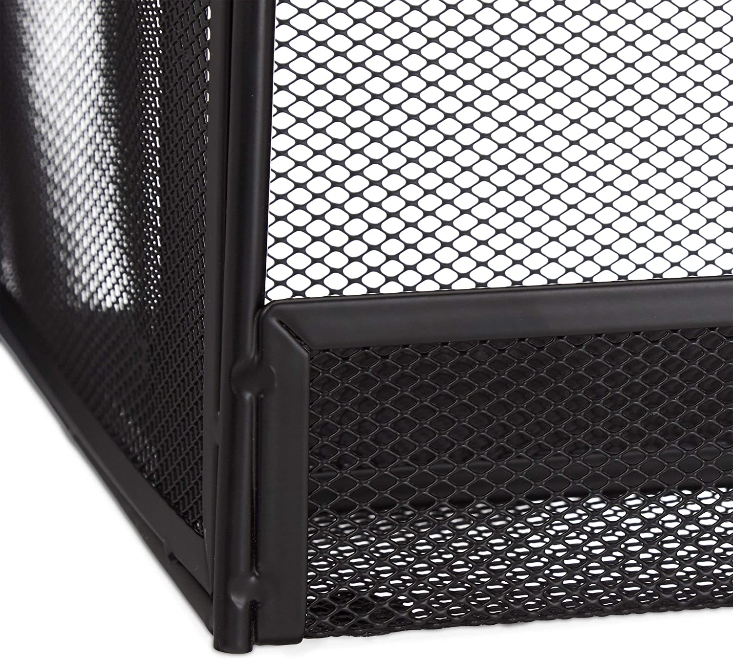 Portariviste in metallo portariviste portariviste 4 scomparti sala attesa nero 13_0002192_2