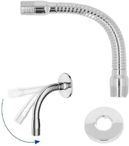Douchekop Rotorico Verstelbaar - Rotorico con Zwenkarm Roto - 360 Gradi di Rotazione - Duraturo - Adatto per Bagno/Spa - Materiali di Alta Qualità - Douchearm