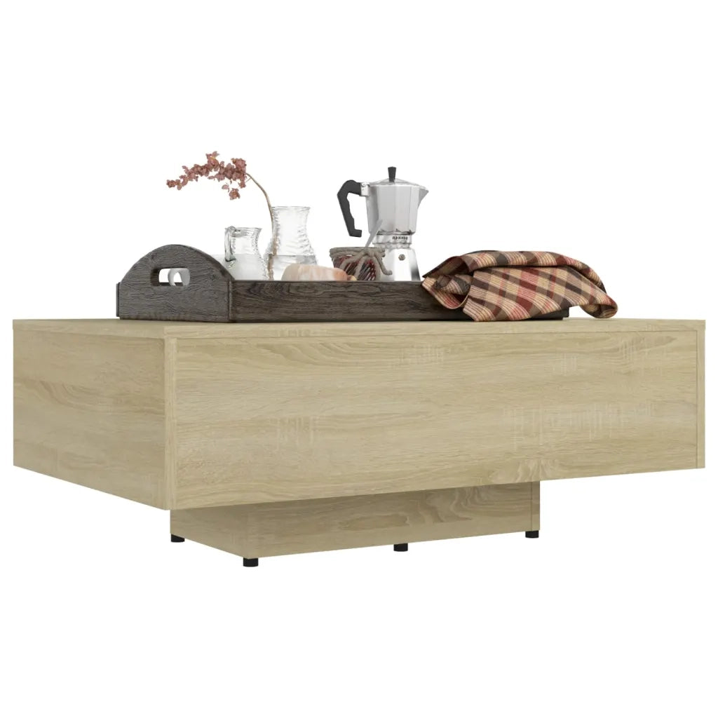 Tavolino da Salotto Rovere Sonoma 85x55x31cm Legno Multistrato 803383