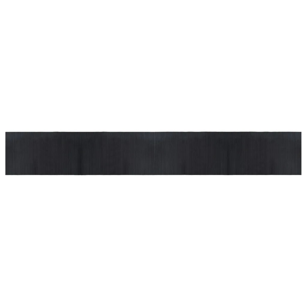 Tappeto Rettangolare Nero 60x400 cm in BambÃ¹