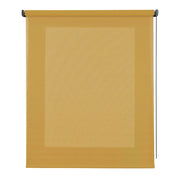 Tenda a Rullo Filtrante, Tenda Avvolgibile Traslucida Liscia Per Finestre e Porte Giallo 160x250 cm