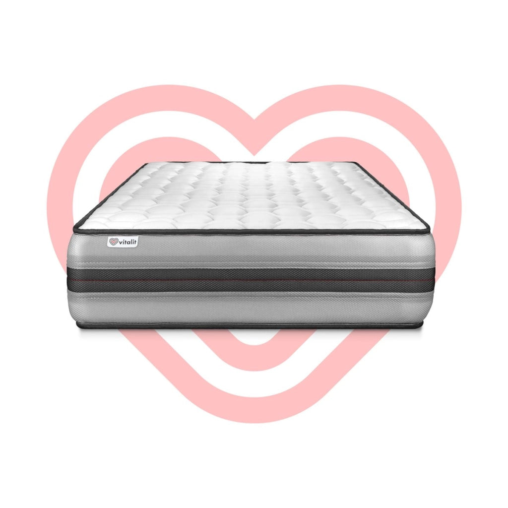 Materasso 100x220cm a molle insacchettate e memory foam - Vitalpower Recover
