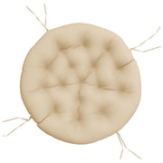 Cuscino Rotondo Beige ? 100x11 cm in Tessuto Oxford