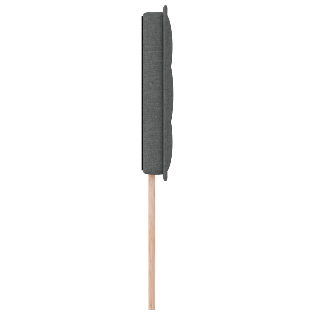 Testata a LED Design Linee Grigio Scuro 100 cm Tessuto