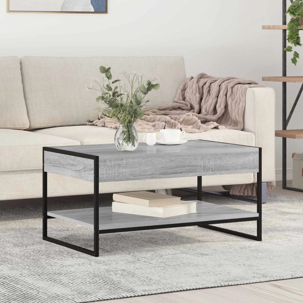 Tavolino da salotto Grigio Sonoma 80 x 50 x 40 cm 886441