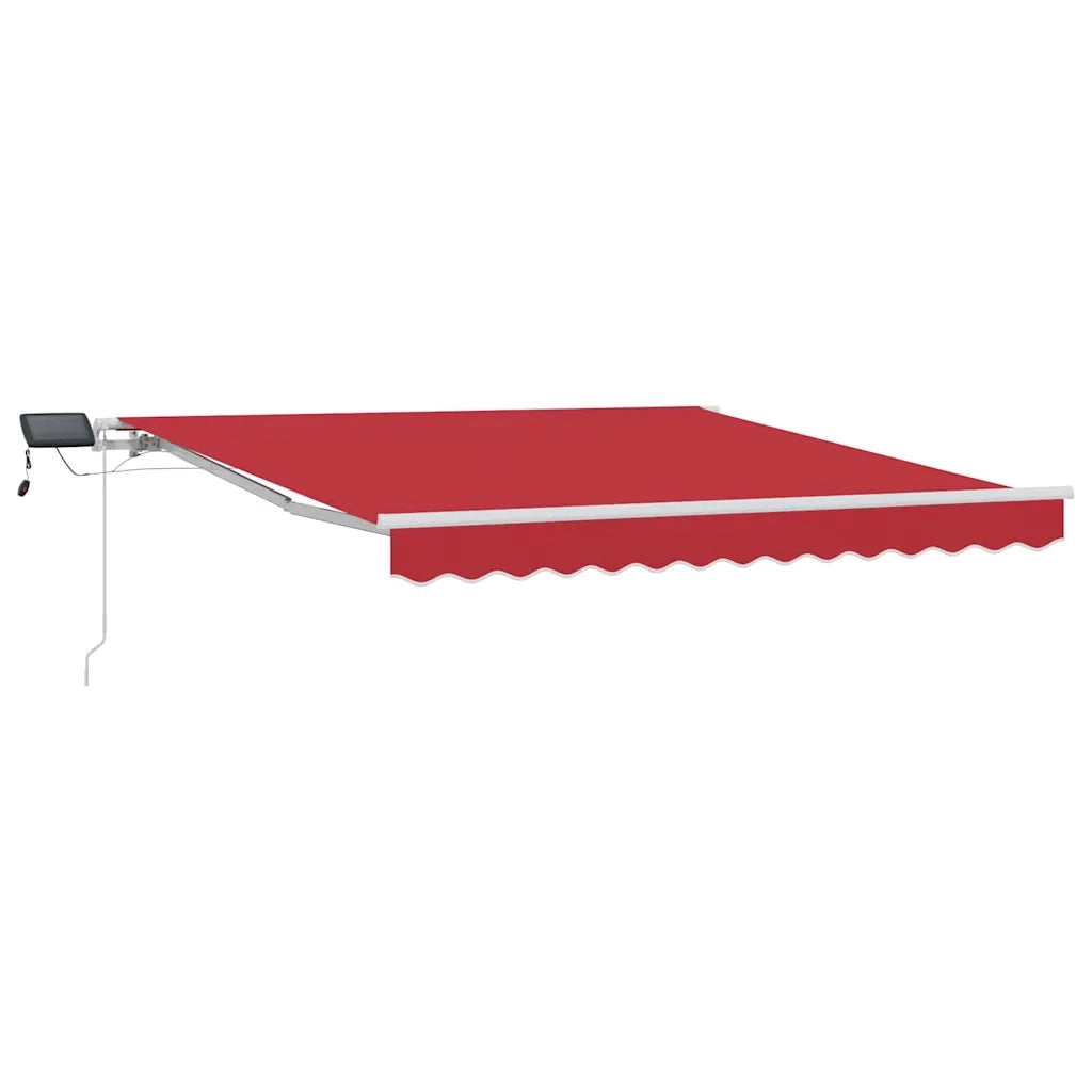 Tenda Retrattile Rosso 350 x 250 cm Tessuto e acciaio 3330430