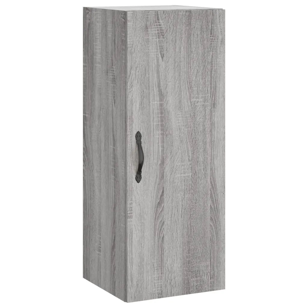 Credenza | Madia | Buffet da pranzo | Armadio da pranzo Grigio Sonoma 34,5x34x180 cm in Legno Multistrato