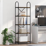 Libreria Rovere fumé 60 x 30 x 183 cm Legno multistrato