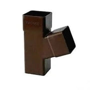 Gronda pvc color testa di moro d .080 quadra - braga 67