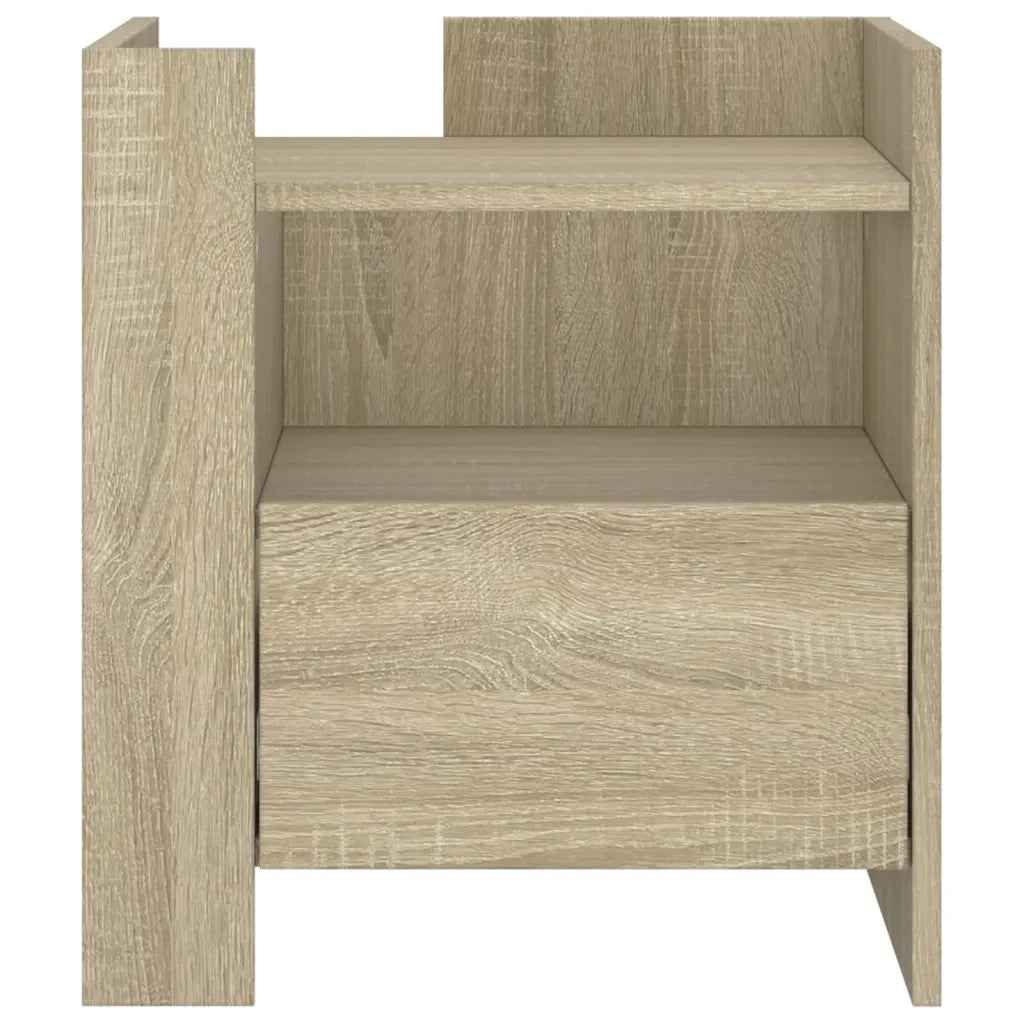Comodino Rovere Sonoma 45x50x50 cm in Truciolato 848278