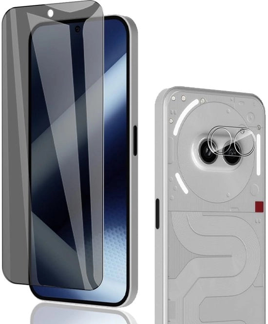 Protezione schermo 9H - Anti-spy - Vetro frontale - Resistente all'abrasione - Protezione completa - Adatto per Nothing Phone (2A) - Schermoprotettore