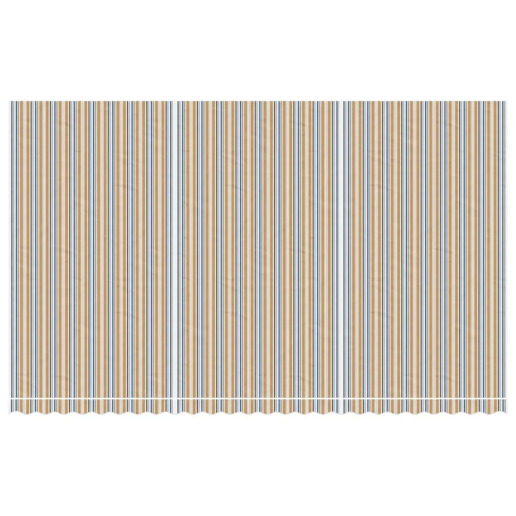 Tessuto di Ricambio per Tenda Strisce Multicolore 6x3,5 m 367733