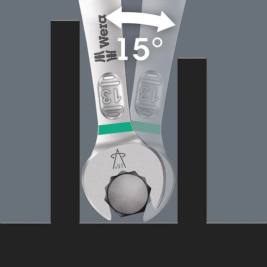 Set di chiavi a gancho 4 in 1 con rullino - kit di chiavi a gancho di alta qualità