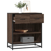 vidaXL Credenza Rovere Marrone 68x35x76 cm in Legno Multistrato