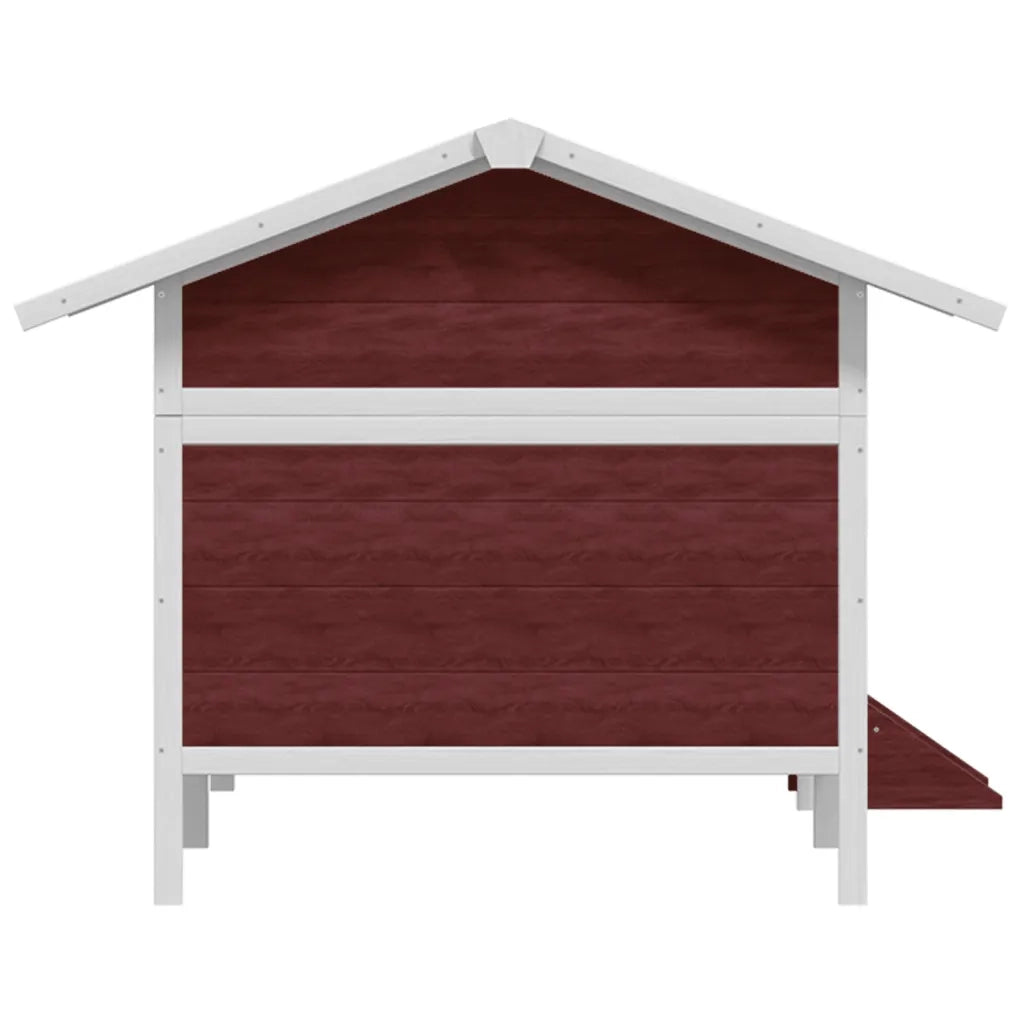Cuccia per Cani Moka 159x120x88,5 cm in Legno Massello di Pino 172272