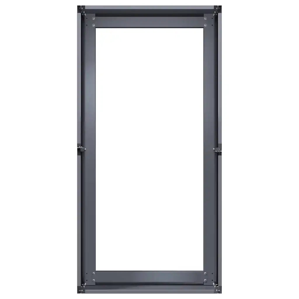 Fioriera-Vaso-Contenitore per Piante Antracite 40x80x40 cm in Acciaio Laminato a Freddo
