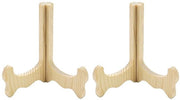Display Standaard in Legno - 2 Pezzi - Dimensioni 14 x 9,5 x 12-17 cm - Supporto per Oggetti