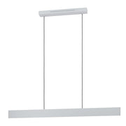 Lampadario A Sospensione Moderno Andreas-Z Acciaio Grigio 2 Luci Led 19W 4600Lm