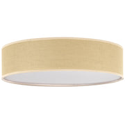 Lampada da soffitto Carta naturale ø 60 cm Luce ad incasso Illuminazione Vimini Boho Moderna Soggiorno Camera da letto