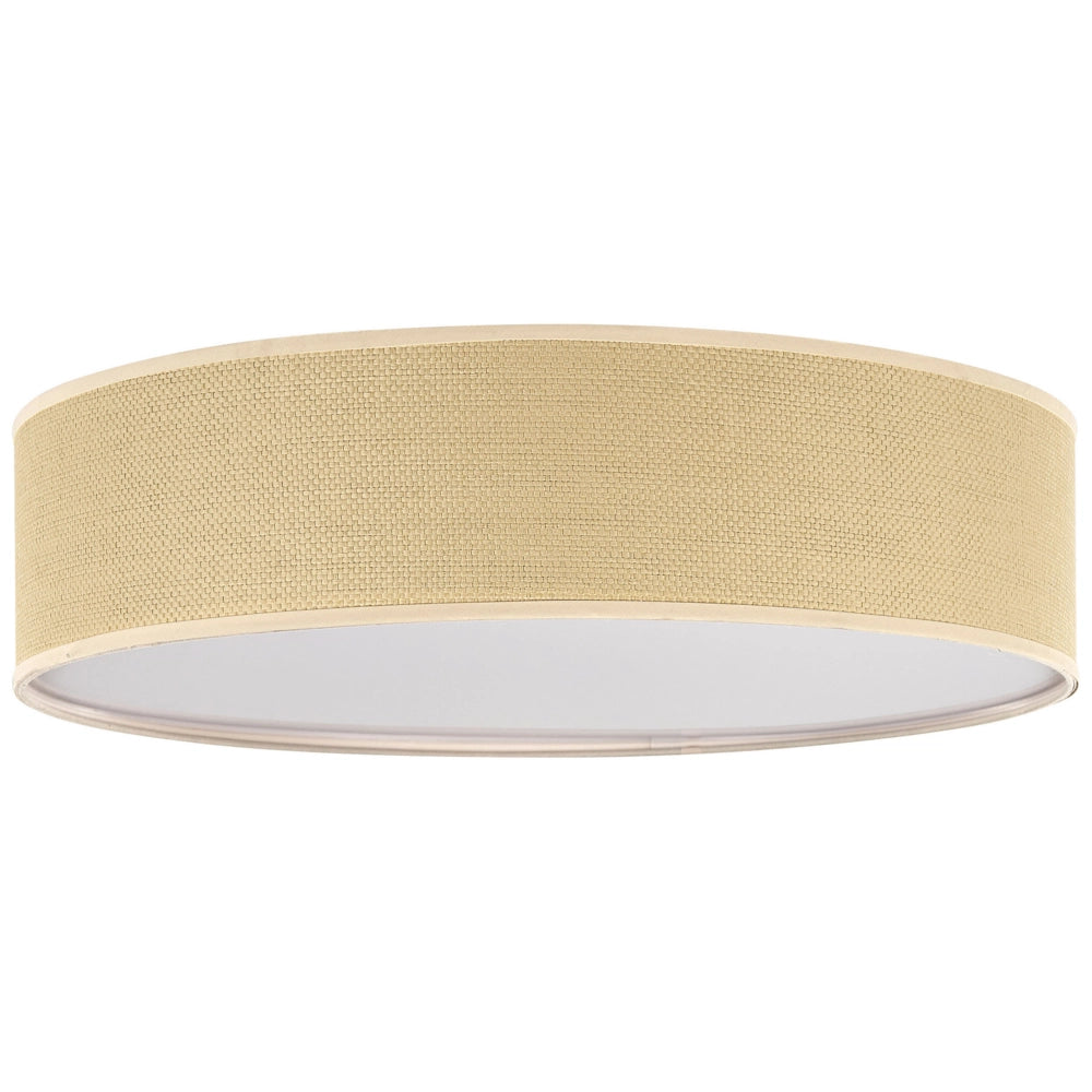 Lampada da soffitto Carta naturale ø 60 cm Luce ad incasso Illuminazione Vimini Boho Moderna Soggiorno Camera da letto