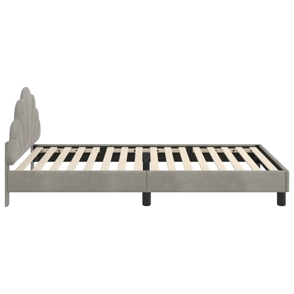 Struttura letto bambini con testata Grigio chiaro 80 x 200 cm 42011148