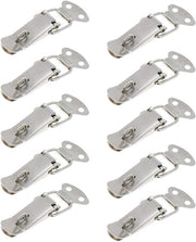 Cassettetti di chiusura a molla in acciaio inossidabile - 10pz | Chiusura cassetti, valigetta e armadio | Acciaio inossidabile, duraturo e sicuro | Set da 10pz