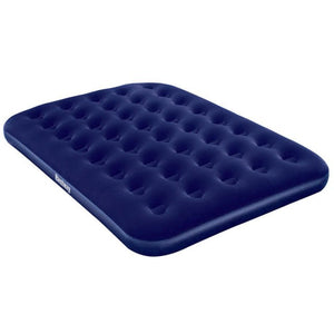 AIRBED BLU FLOCCATO DOPPIO CM.191x137x22