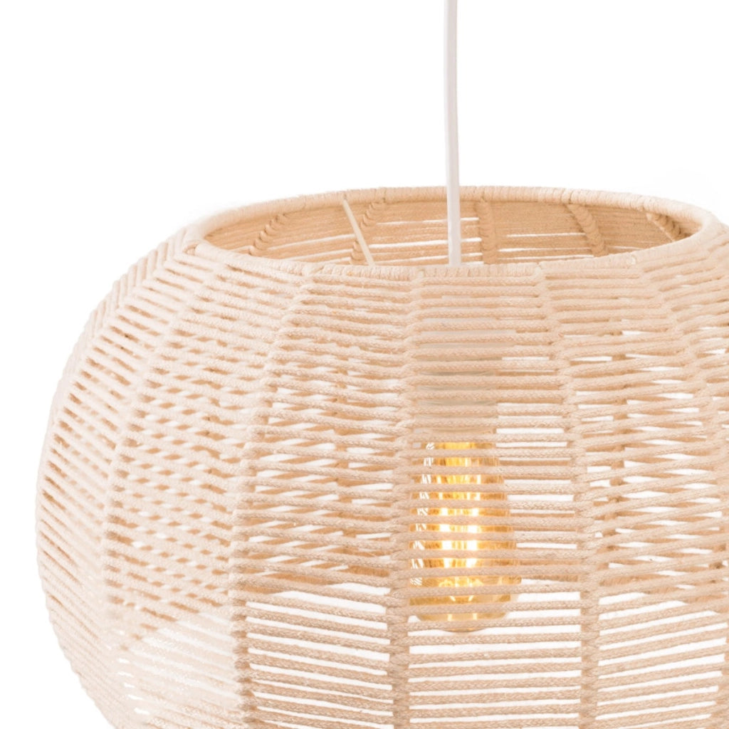 Lampada a sospensione Praslin Maxlight Ø39 crema E27