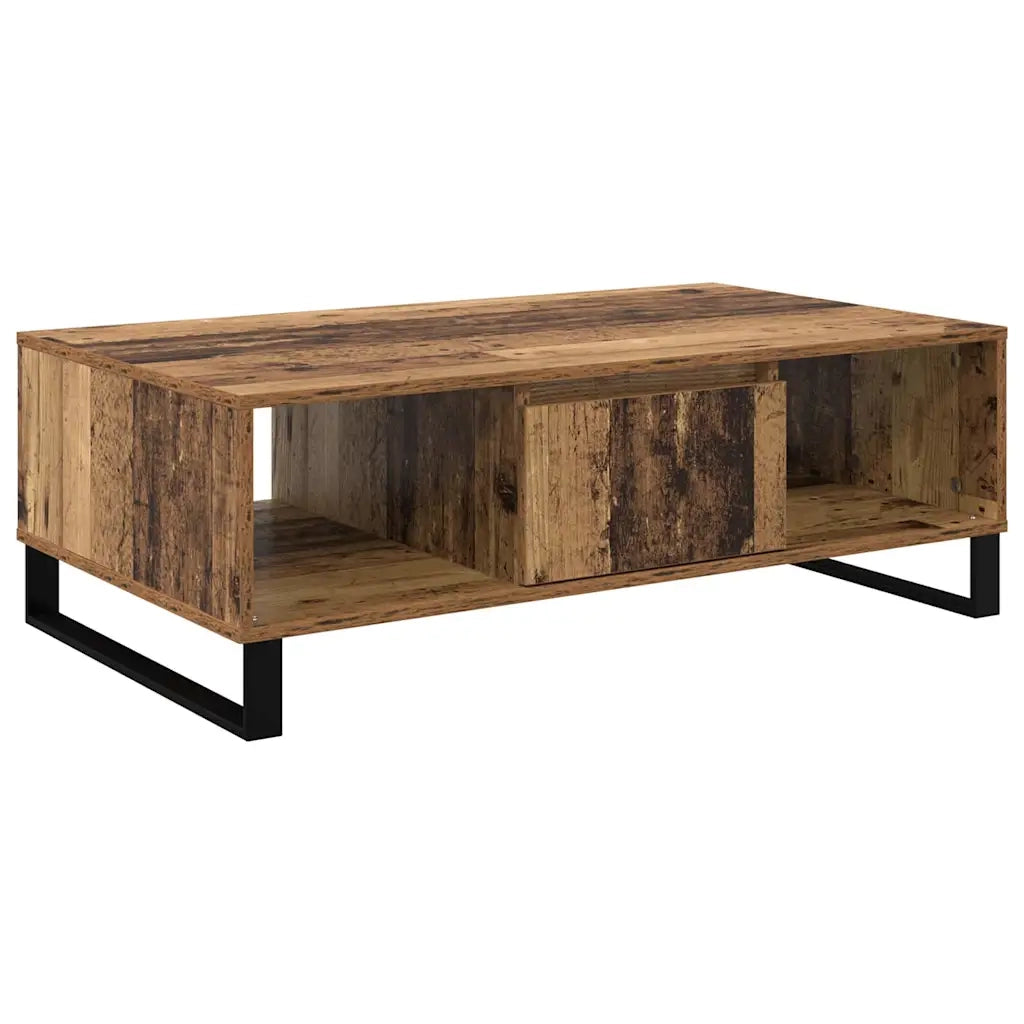 Tavolino da Salotto-Tavolino da soggiorno-Tavolo Legno vecchio 104 x 60 x 35 cm