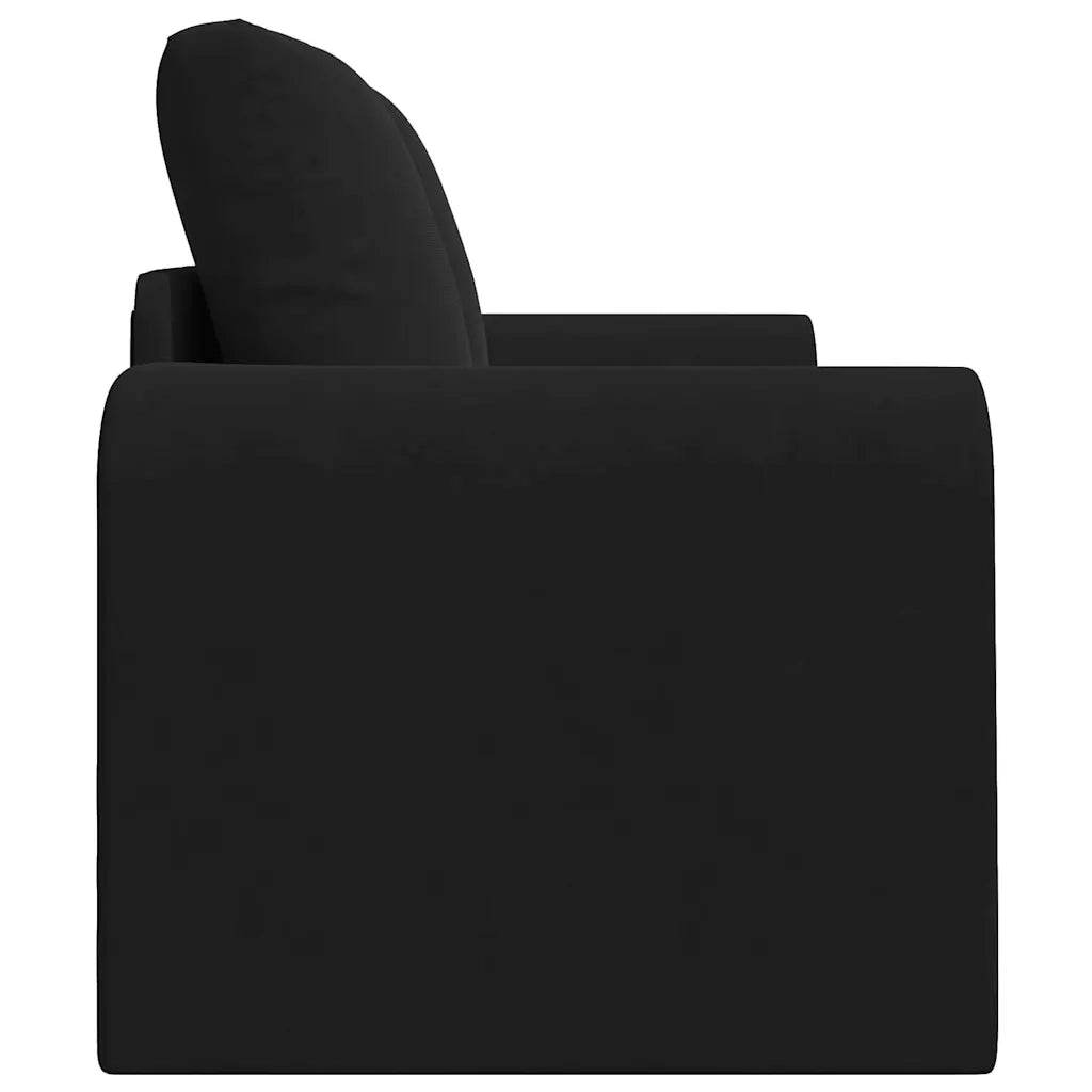 Divano letto-Sofa Letto-Daybed Nero 148 x 71 x 83 cm Velluto