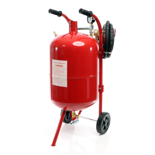 Sabbiatrice portatile da 38 L Attrezzo per sabbiatura ad aria compressa con accessori