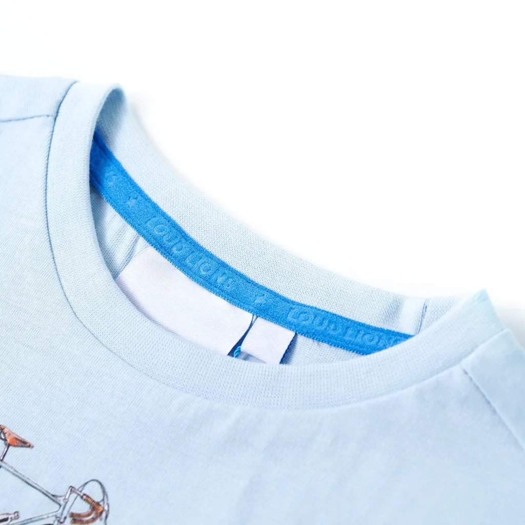Maglietta da Bambino Azzurra 104cod mxl 116959