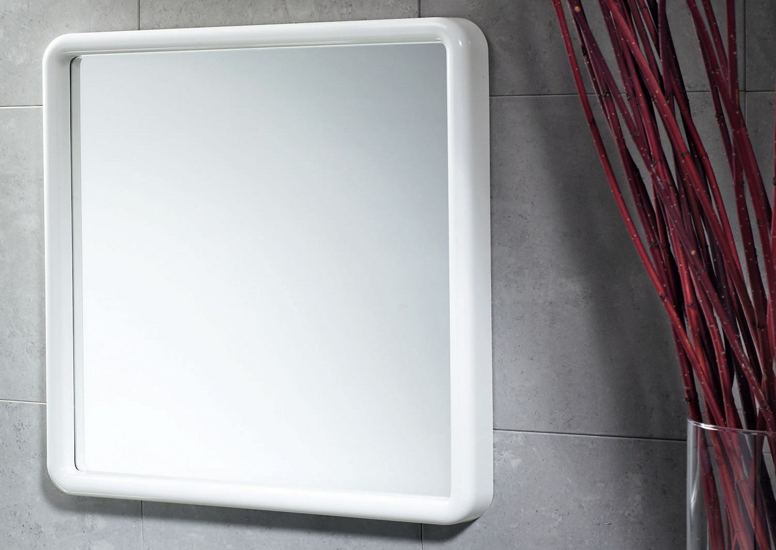 gedy 2900 specchio 45x45 cm bianco cod:ferx.9184