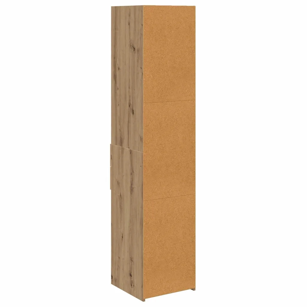 Credenza con Cassetto-Buffet-Armadio da cucina Rovere artigianale 40 x 42,5 x 185 cm