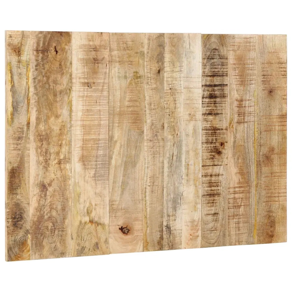 Testiera 120 cm in Legno Massello di Mango Grezzo 4017494