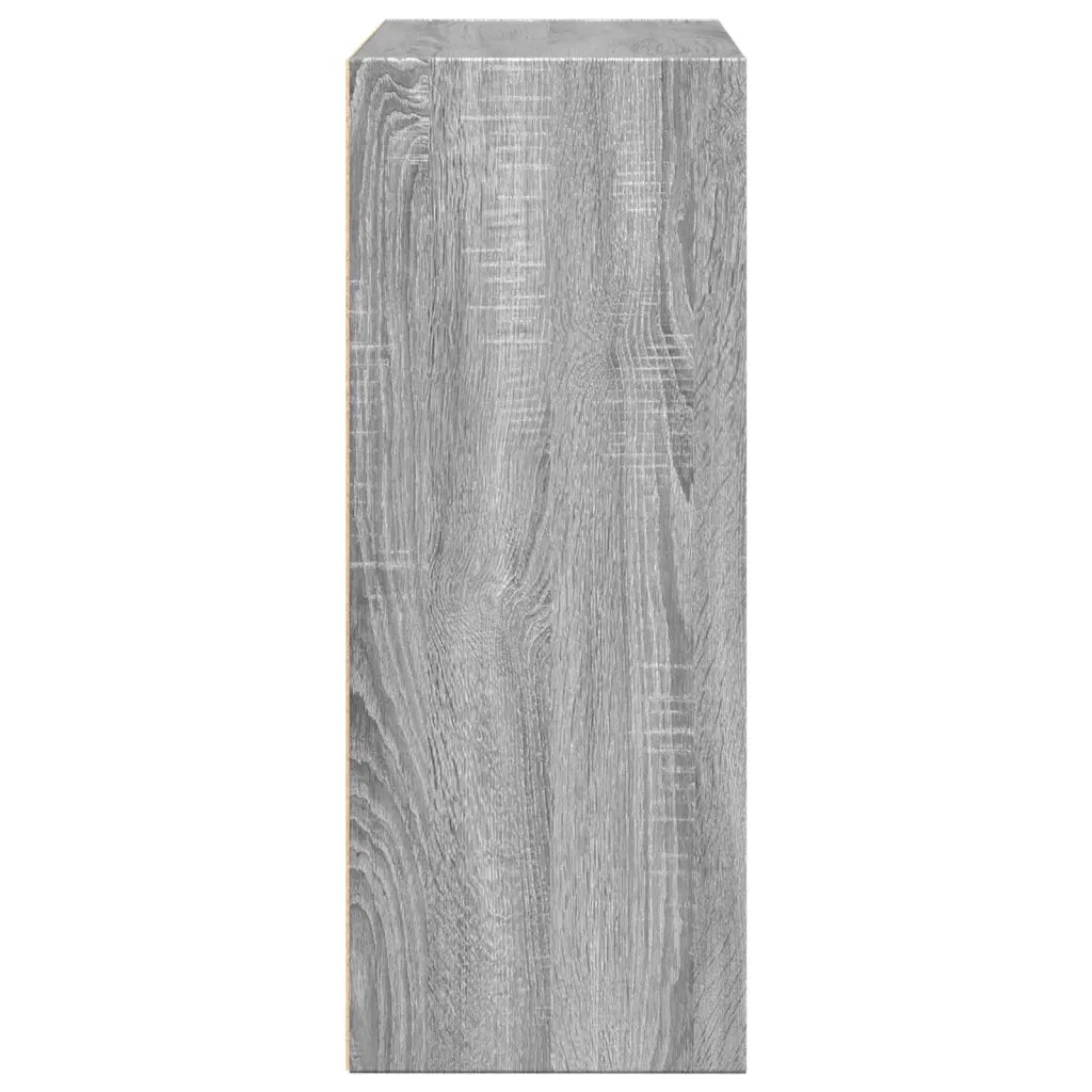 Libreria Grigio Sonoma 80x30x77 cm in Legno Multistrato