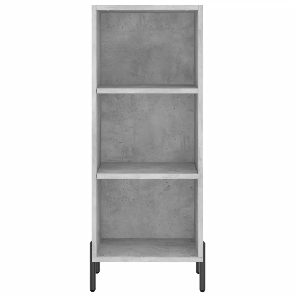 Credenza Grigio Cemento 34,5x34x180 cm in Legno Multistrato 3199373