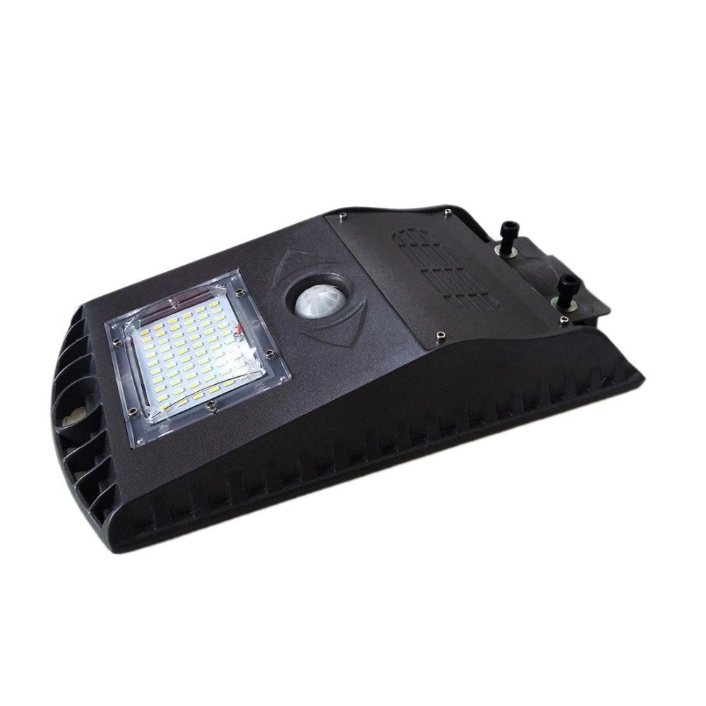 Trade Shop - Lampione Faro Faretto Solare Lampada 60 Led Smd Per Esterni 30w Pannello Solare -