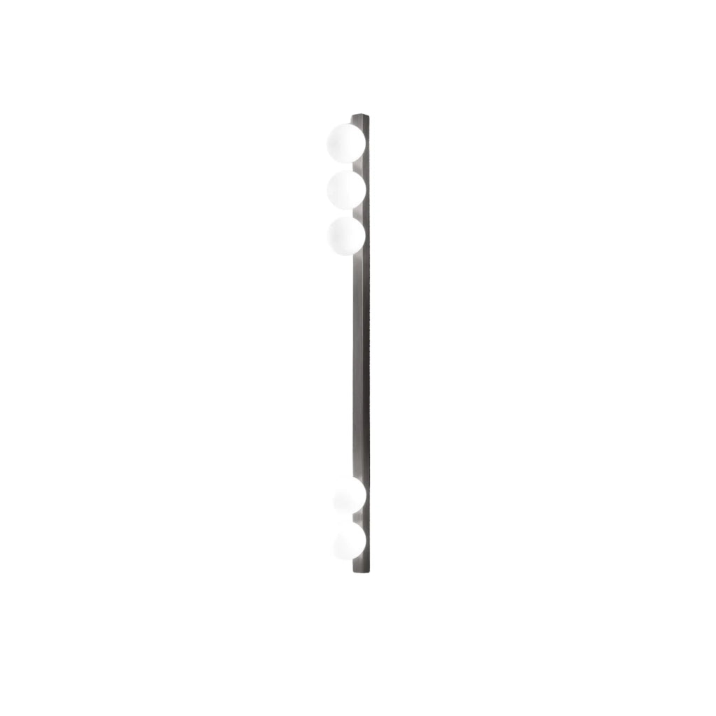 Plafoniera Minimal Snooky Metallo Grigio 5 Luci G9 Ip20