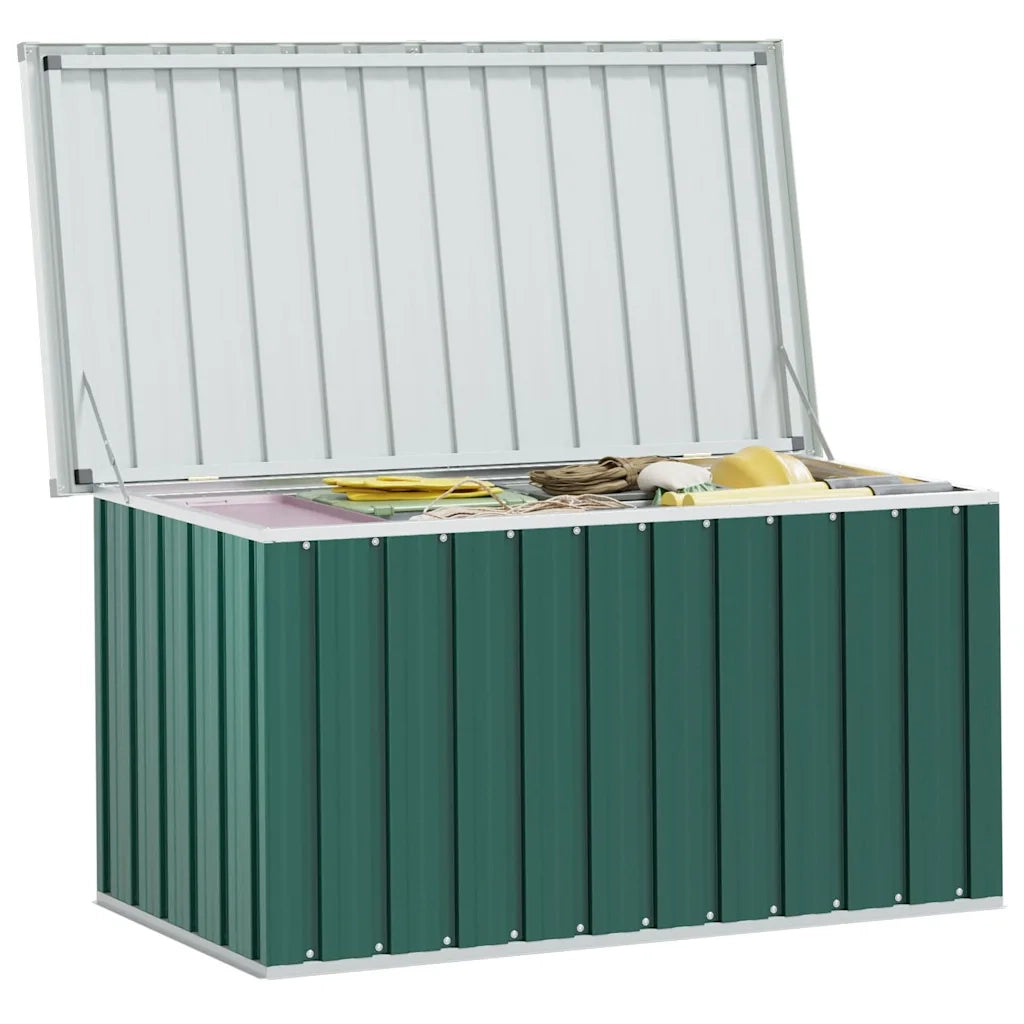 Baule da Giardino Verde 129x67x65 cm