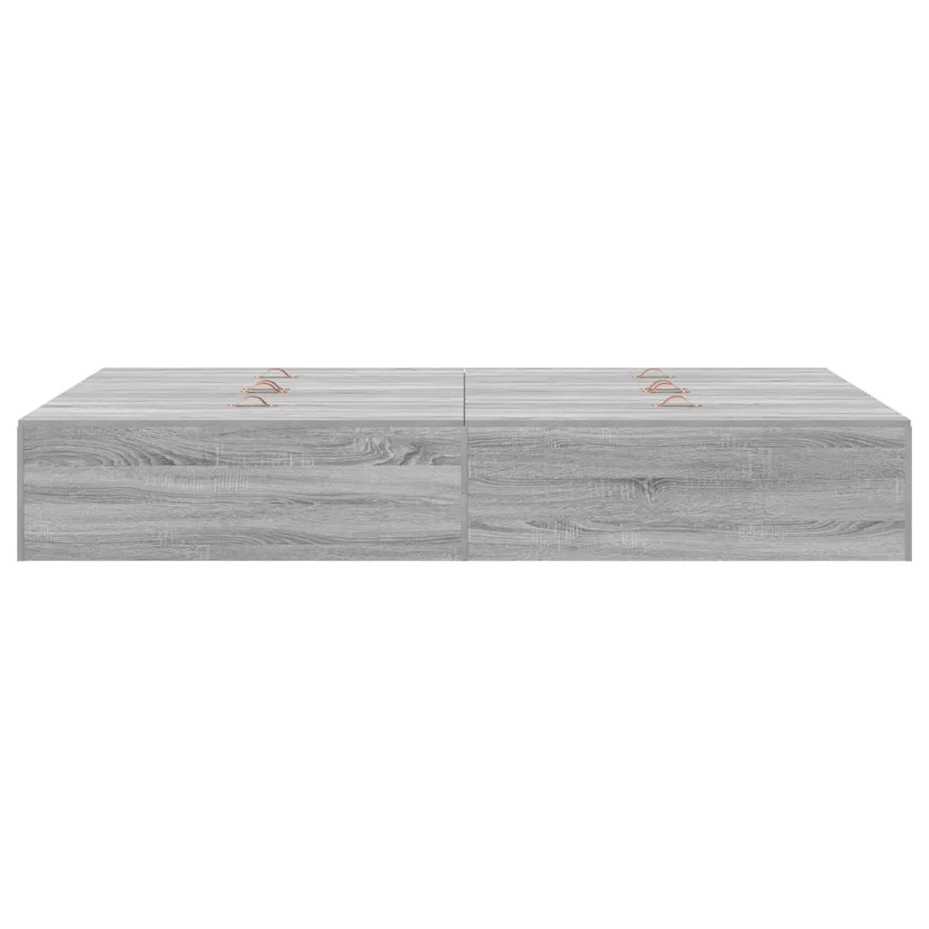 Struttura letto con contenitore Grigio Sonoma 120 x 190 cm 3335426