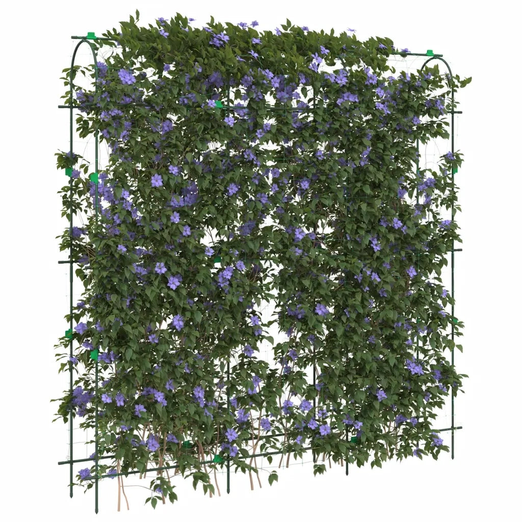 Tralicci Giardino per Piante Rampicanti 2 pz Telaio a U Acciaio CFW1176856