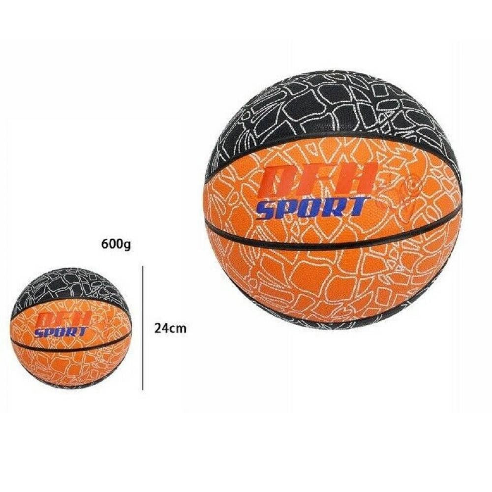 Trade Shop - Pallone Basket Pallacanestro Palla Gioco Basketball Sport Arancione Nera 70714 -