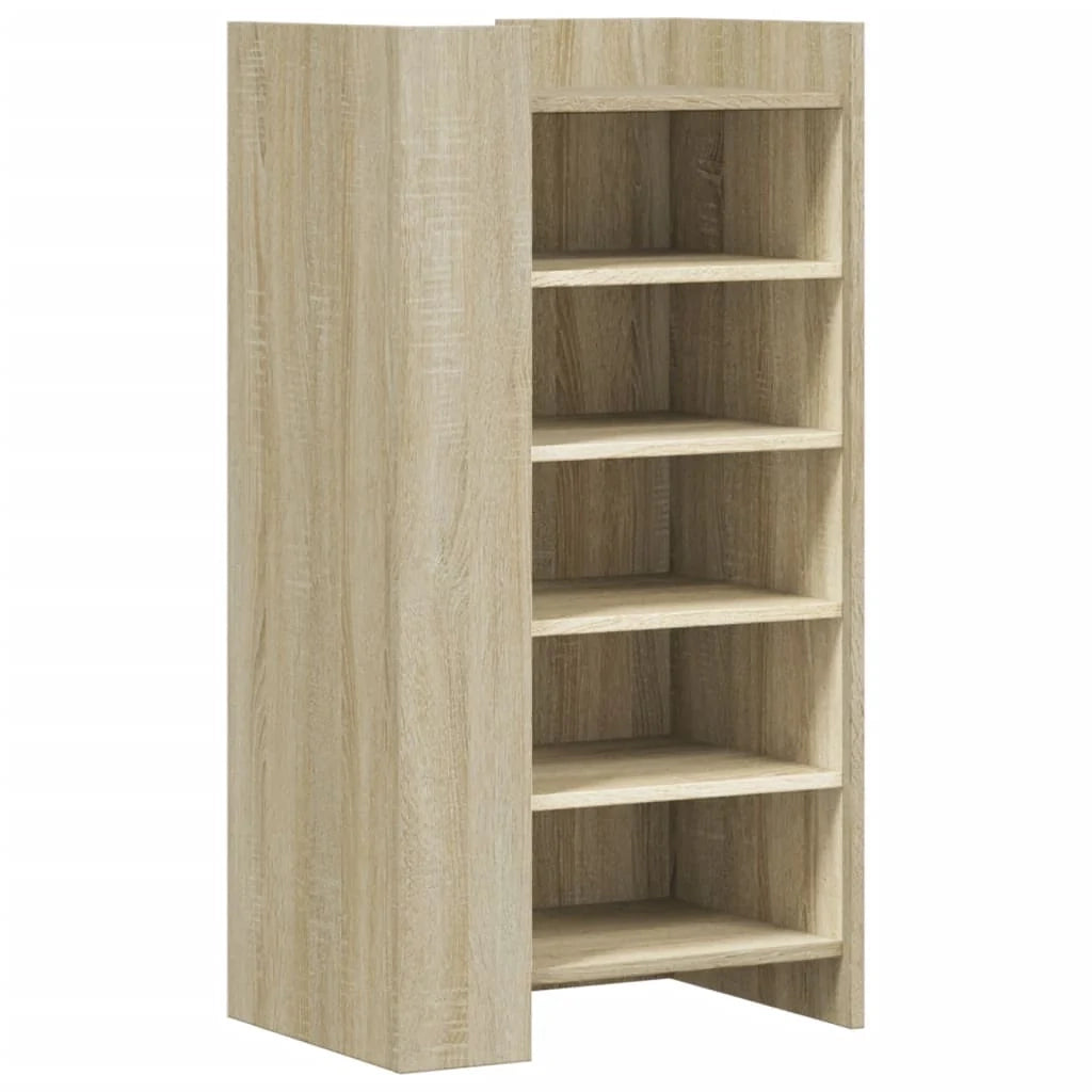 Scarpiera mobile contenitore per scarpe mobile per ingresso/corridoio/soggiorno rovere Sonoma 52 x 37,5 x 100 cm marrone 02_0021701