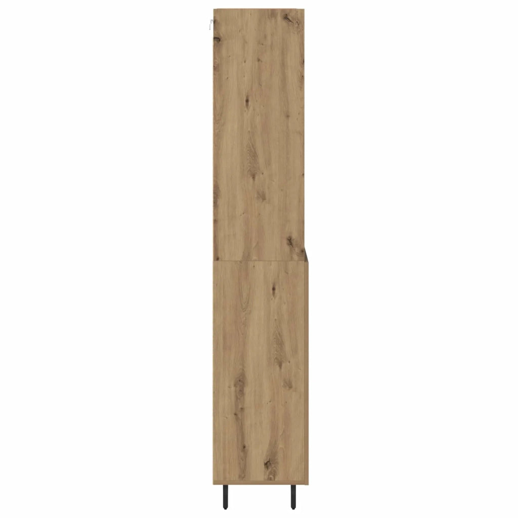 Credenza | Madia | Buffet da pranzo | Armadio da pranzo Rovere artigianale 69,5 x 34 x 180 cm