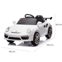 Macchina Elettrica per Bambini Licenza Ruf Small 12V Bianco
