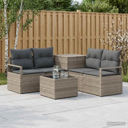 Set di divani 6 pz Grigio e Grigio Scuro 3447242
