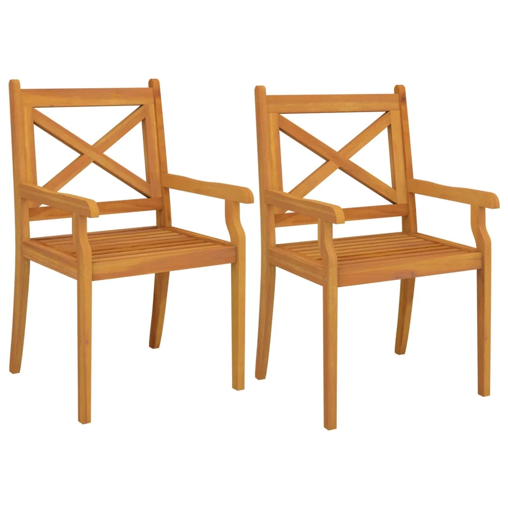 Set Mobili da Pranzo per Giardino 3 pz | Set Salotto da Giardino Legno Massello di Acacia