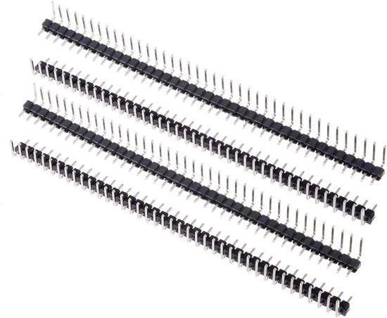 Pentagramma a singola riga per PCB - 2,54 mm Pitch - 20 contatti - Connessioni - Elettronica