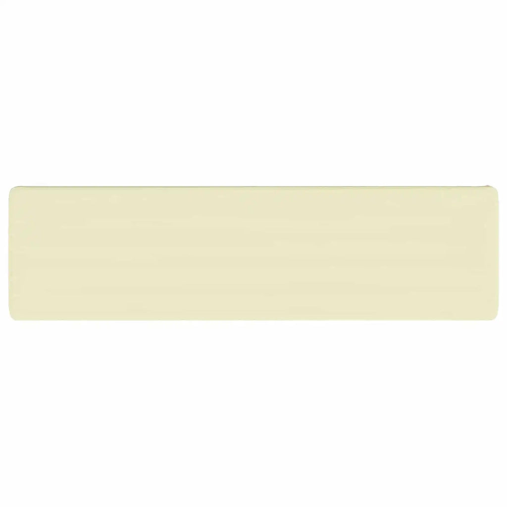 Cuscini per Panchina a 2 Pezzi VUGHT 2 pz 100% Poliestere Crema 951435